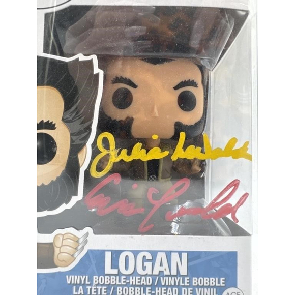 Funko Pop! Marvel X-Men Logan Vinyl Figure Signed by Eric & Julia Lewald